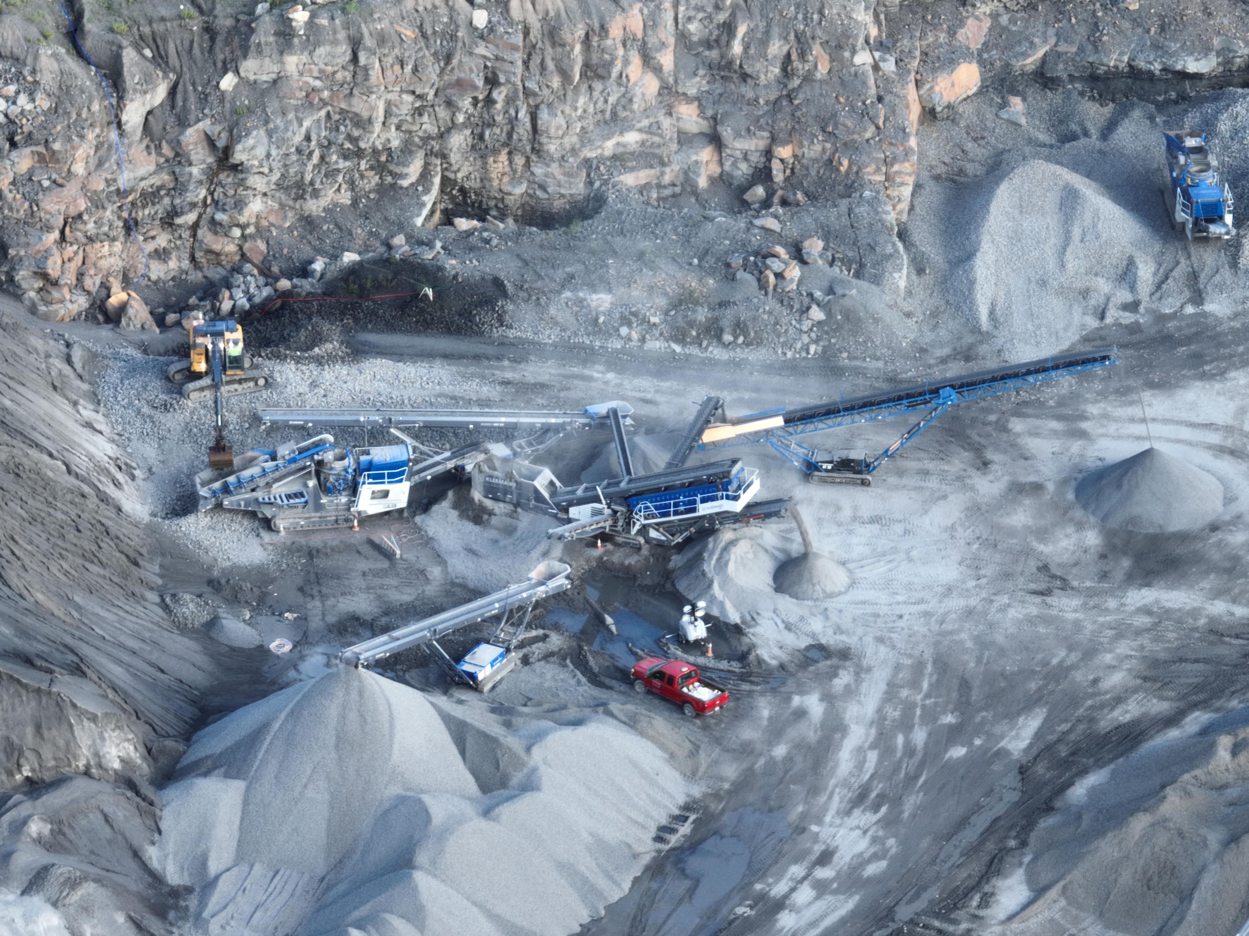 Kriger quarry aggregate processing operations