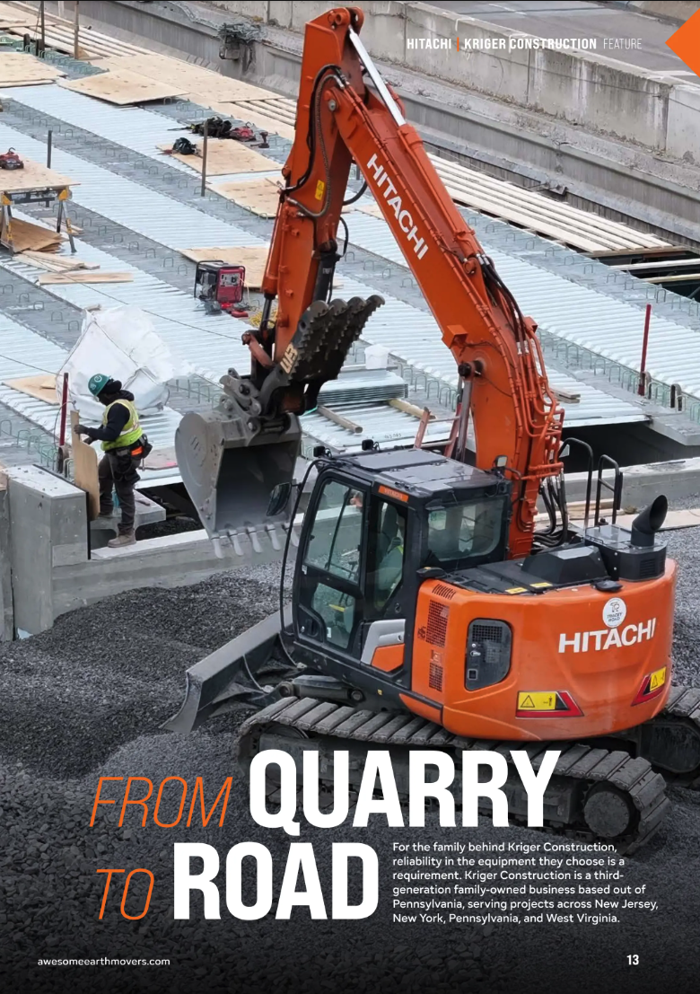 Awesome Earthmovers Magazine cover